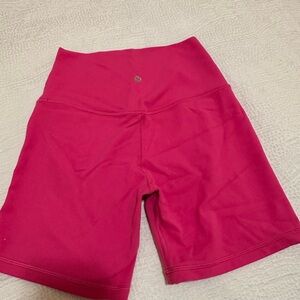 Lululemon Pink Biker Shorts